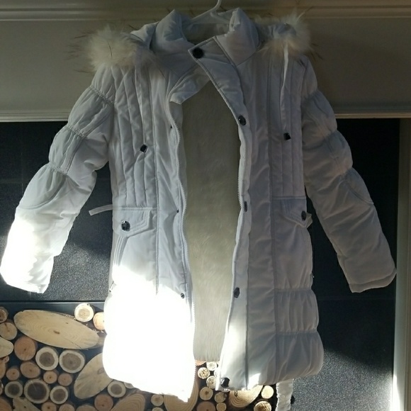 girls fur lined coat